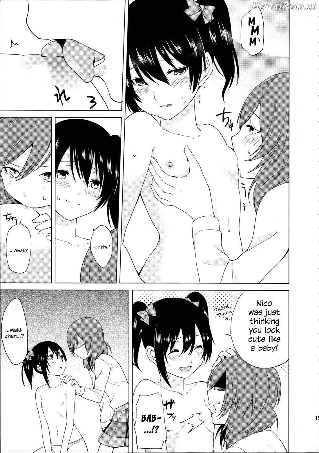 Nico-chan to Haeteru Maki-chan ga Ecchi na Koto Suru dake no Hon Chapter 1 - page 14