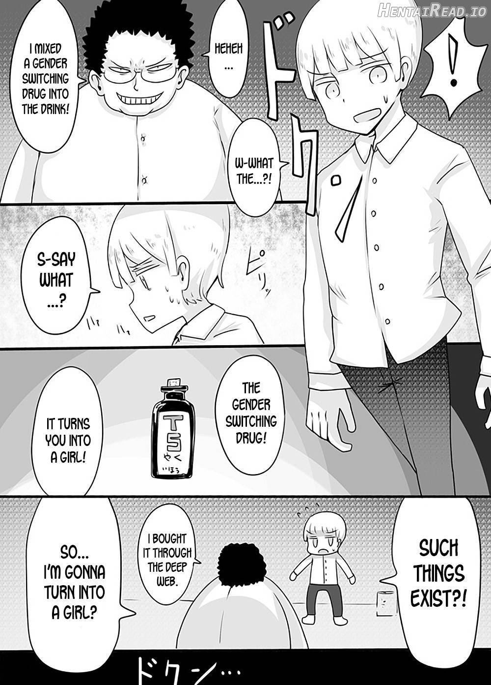 Shiraga no Danshi Koukousei ga Akuyuu ni Hamerarete Ayashii Kusuri o Nomasaretara Nyotaika Shite Shimattakeredo Nashikuzushi-teki ni SEX suru Funiki ni Natte Iru. Chapter 1 - page 5