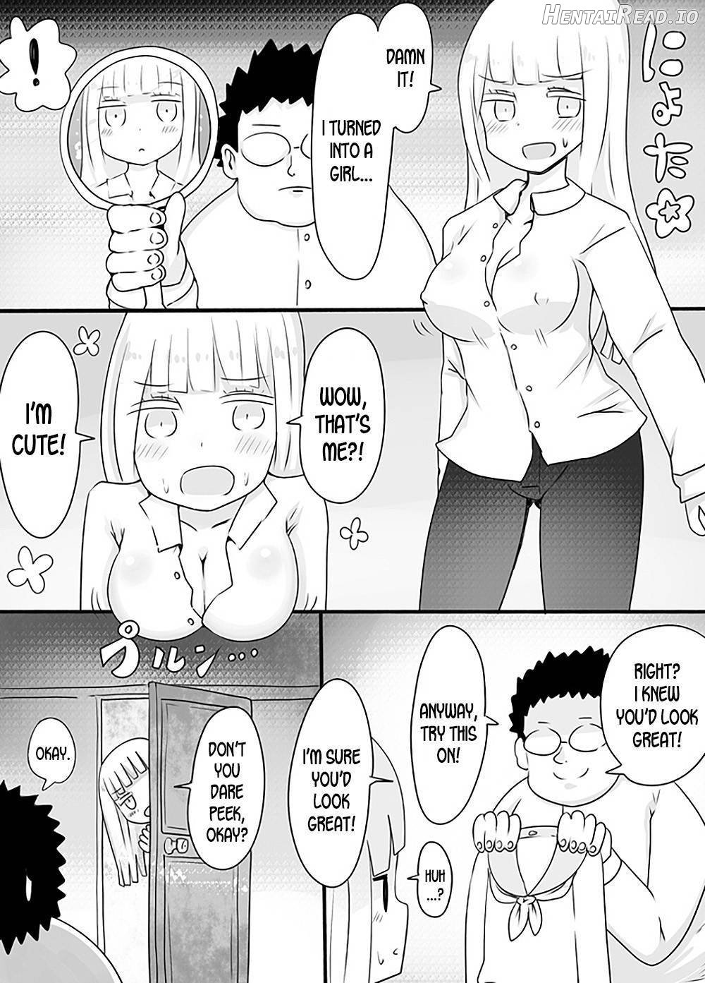 Shiraga no Danshi Koukousei ga Akuyuu ni Hamerarete Ayashii Kusuri o Nomasaretara Nyotaika Shite Shimattakeredo Nashikuzushi-teki ni SEX suru Funiki ni Natte Iru. Chapter 1 - page 8