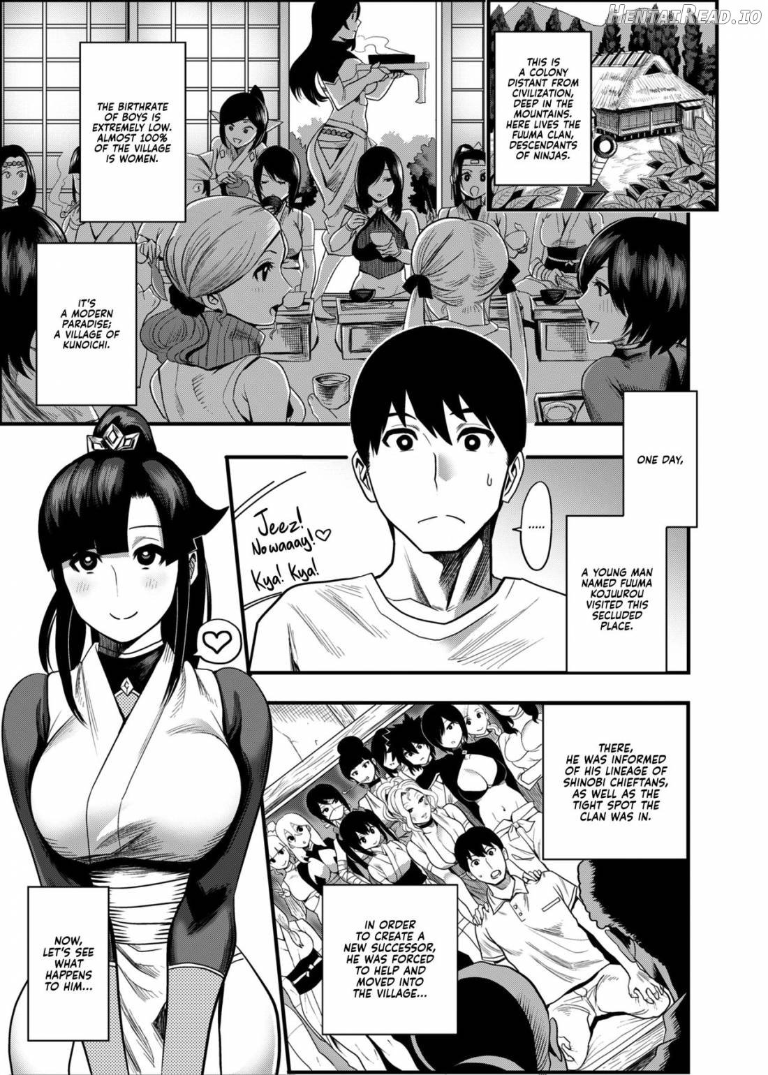 Oideyo! Kunoichi no Sato San ~Gekitou! Shinobi Boutaoshi no Maki~ Chapter 2 - page 2