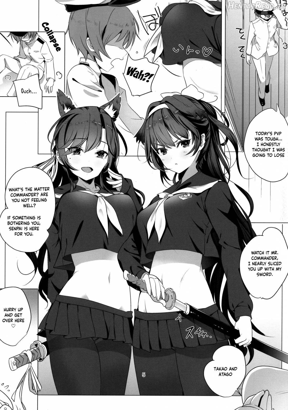 Houkago Yuuwaku Takao to Atago Chapter 1 - page 2