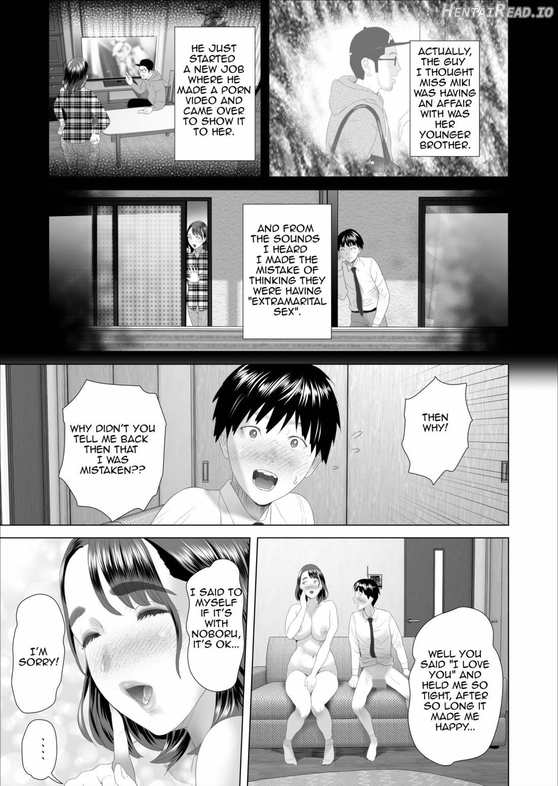 Kinjo Yuuwaku Mama Hen Joshou + Zenpen Chapter 14 - page 49