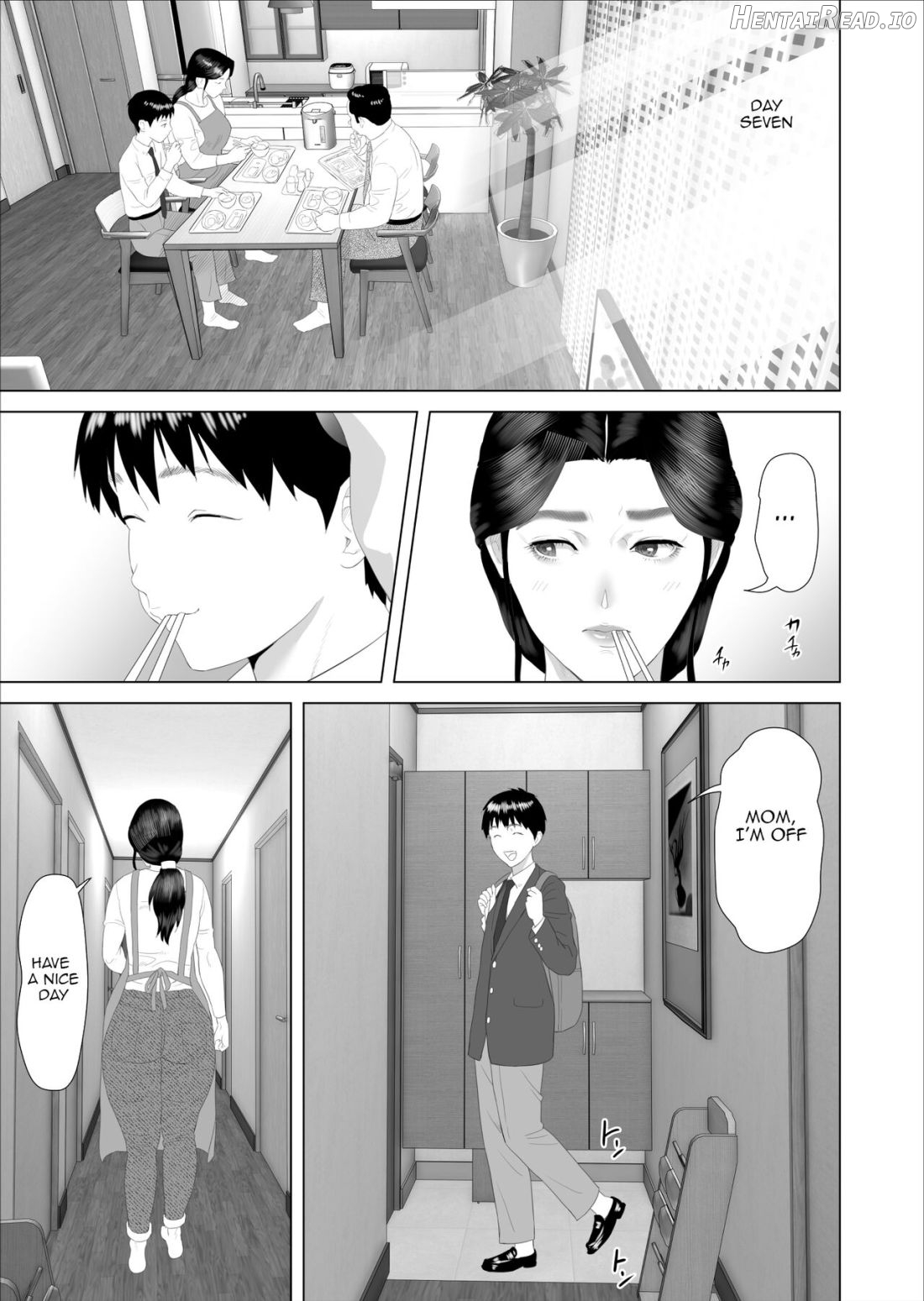 Kinjo Yuuwaku Mama Hen Joshou + Zenpen Chapter 19 - page 3