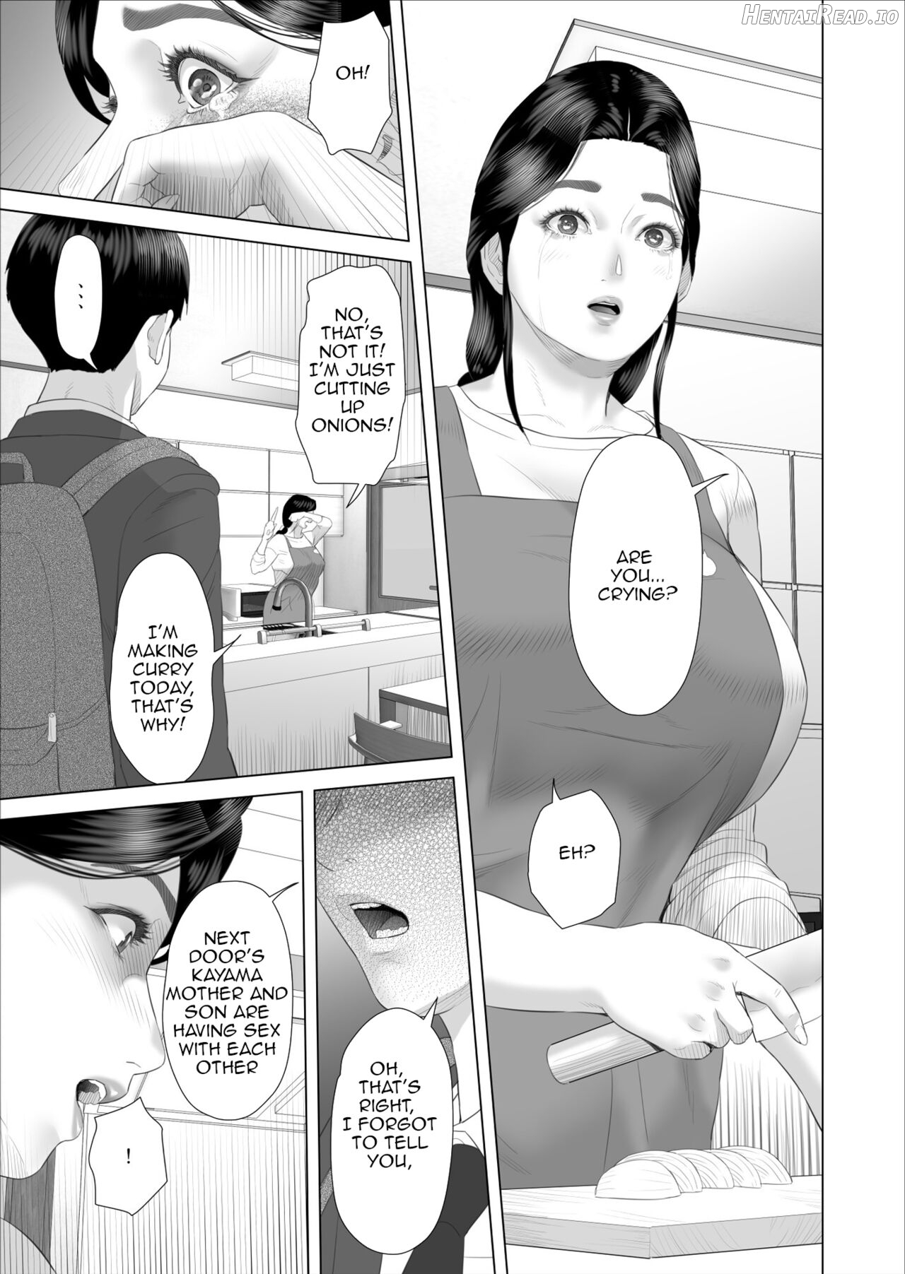 Kinjo Yuuwaku Mama Hen Joshou + Zenpen Chapter 22 - page 13