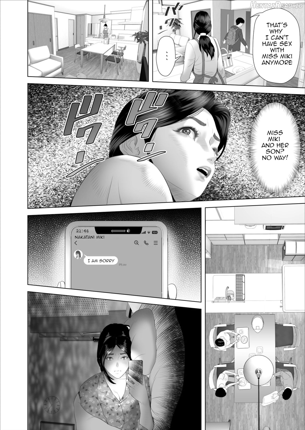 Kinjo Yuuwaku Mama Hen Joshou + Zenpen Chapter 22 - page 14