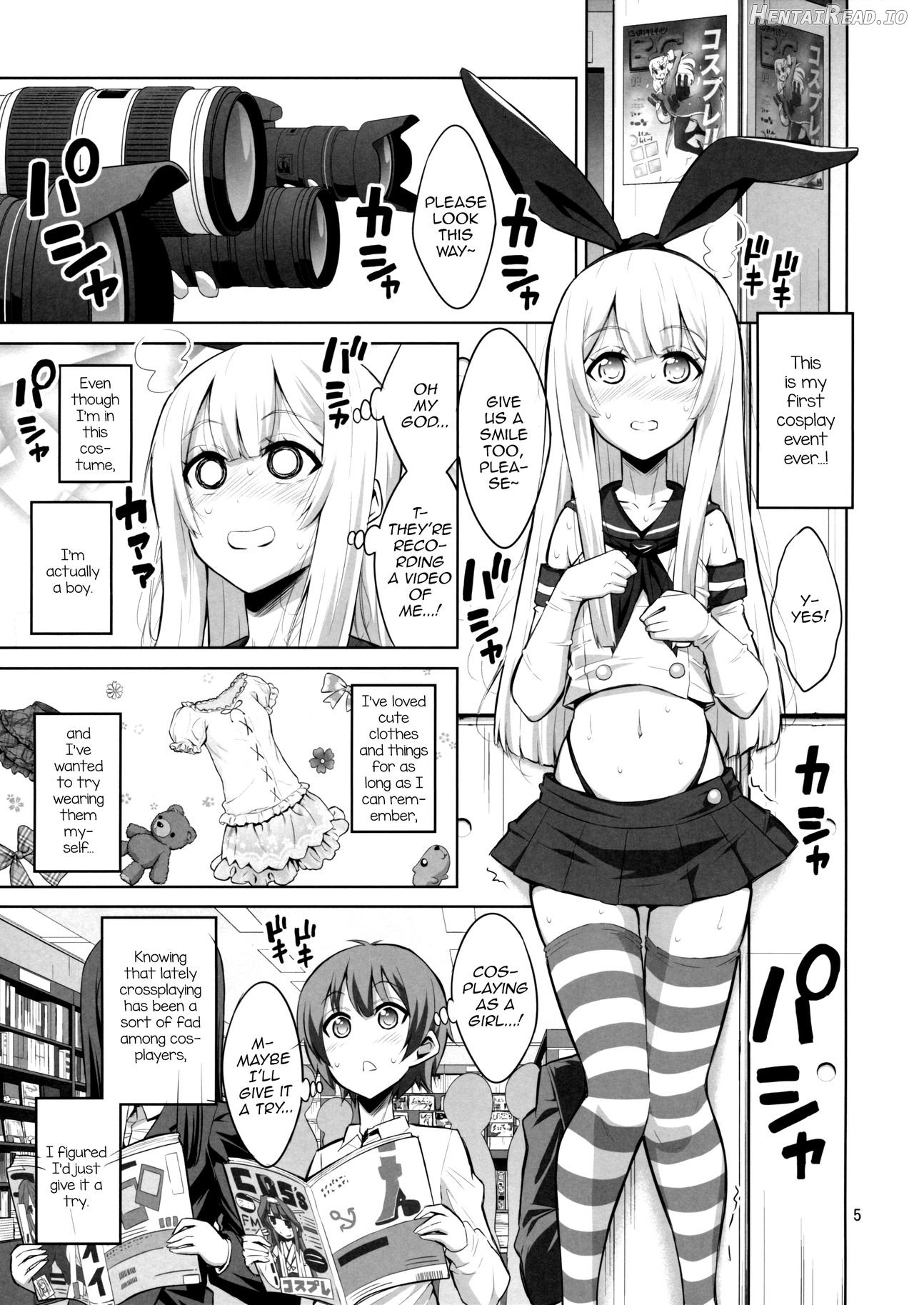 Futanari Onee-san x Otokonoko Cosplayer ♥ Mesu Ochi Choukyou Kainikou Chapter 1 - page 2