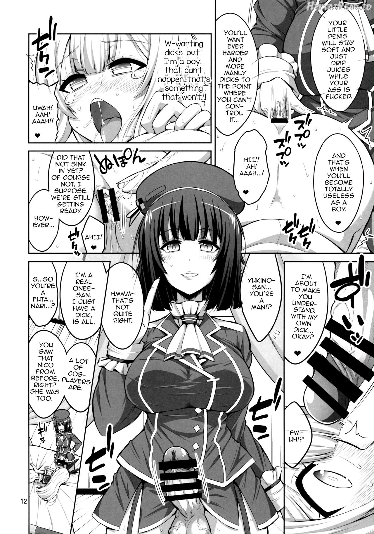 Futanari Onee-san x Otokonoko Cosplayer ♥ Mesu Ochi Choukyou Kainikou Chapter 1 - page 9