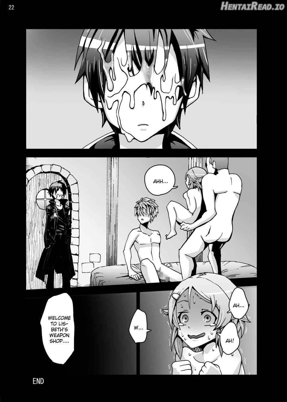 Lisbeth... Kirito ni wa Suterare, Kyaku ni wa Okasare Nakadashi Ninshin... Asuna to no Kakusa ga Hirogaru Online Chapter 1 - page 20