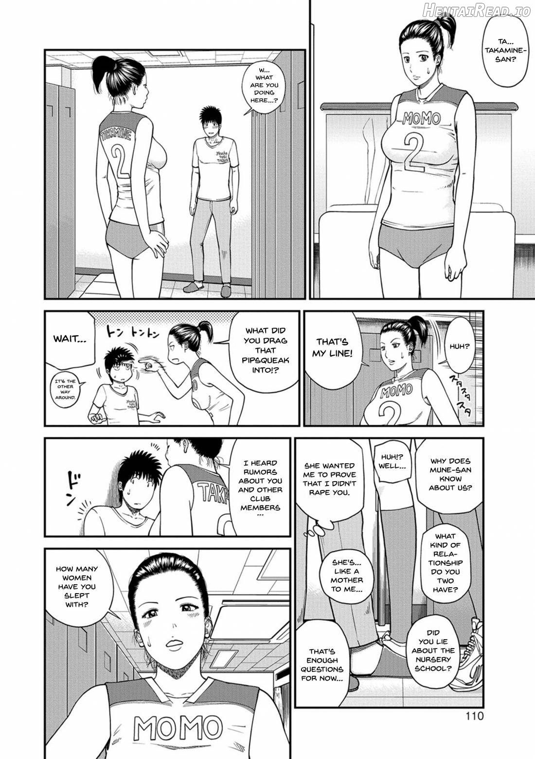 Momojiri Danchi Mama-san Volley Doukoukai Chapter 1 - page 106