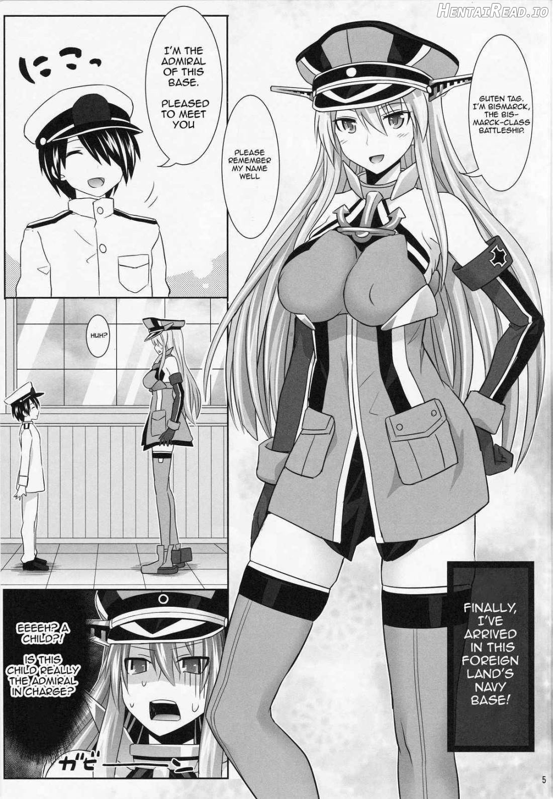 Bismarck wa Shounen Teitoku kara Seifuku Shouri o Mezasu sou desu Chapter 1 - page 2