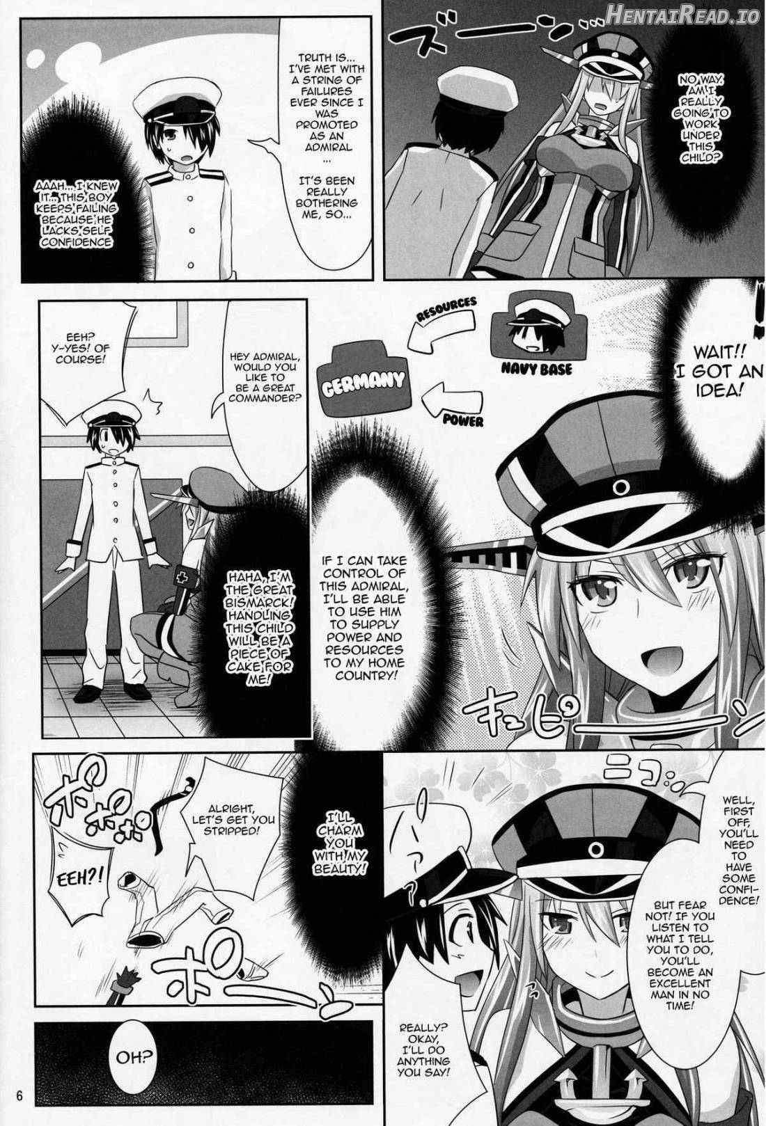 Bismarck wa Shounen Teitoku kara Seifuku Shouri o Mezasu sou desu Chapter 1 - page 3