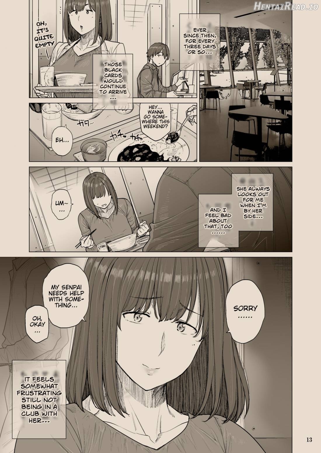 B.S.S.² -Boku ga Saki ni Suki datta no ni Bijin de Kashiko na Osananajimi ga Senpai no Circle no Tetsudai de Suki Houdai Sareteita Hanashi- Chapter 1 - page 12