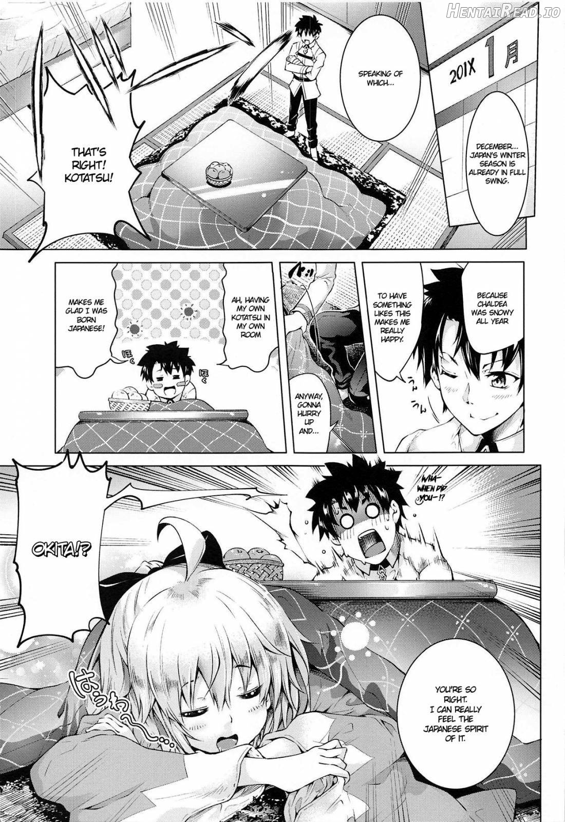 Okita-san to Kotatsu Ecchi Chapter 1 - page 2