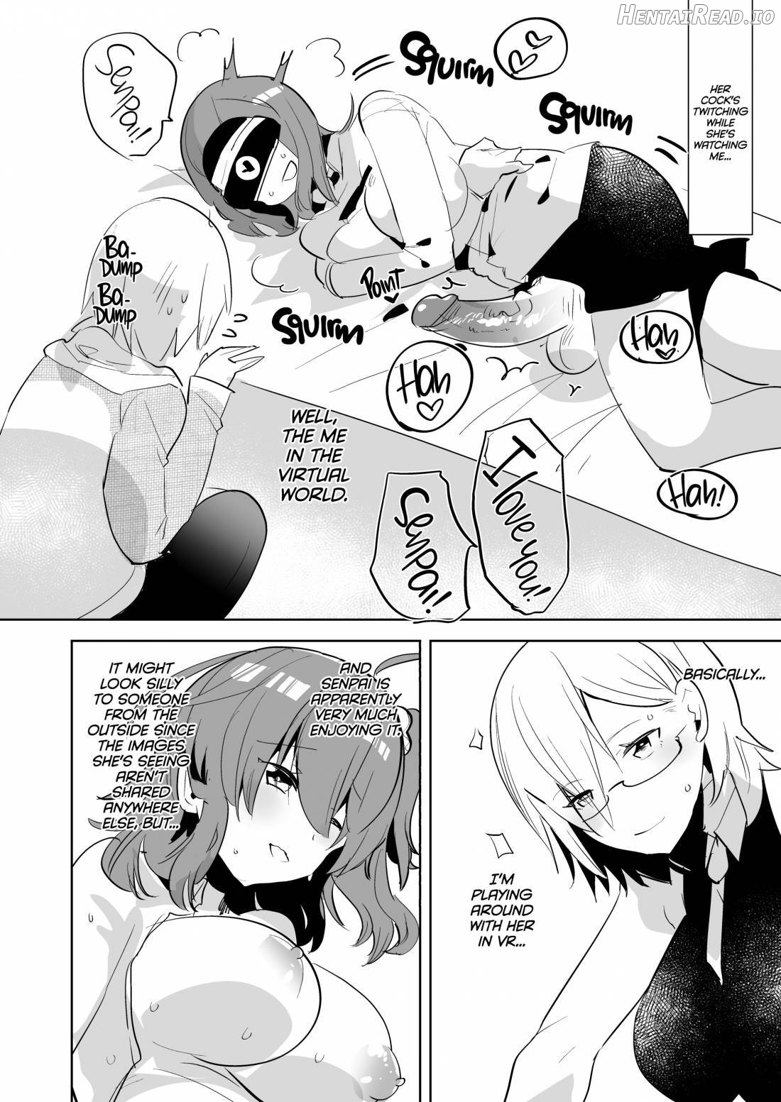 Senpai, VR yori Motto Kimochi Ii Futanari Nama Ecchi Shimasen ka? Chapter 1 - page 4