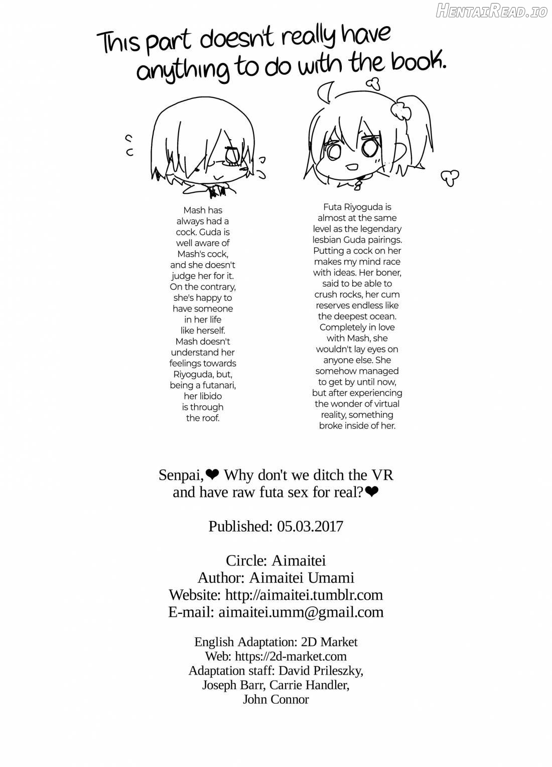 Senpai, VR yori Motto Kimochi Ii Futanari Nama Ecchi Shimasen ka? Chapter 1 - page 24