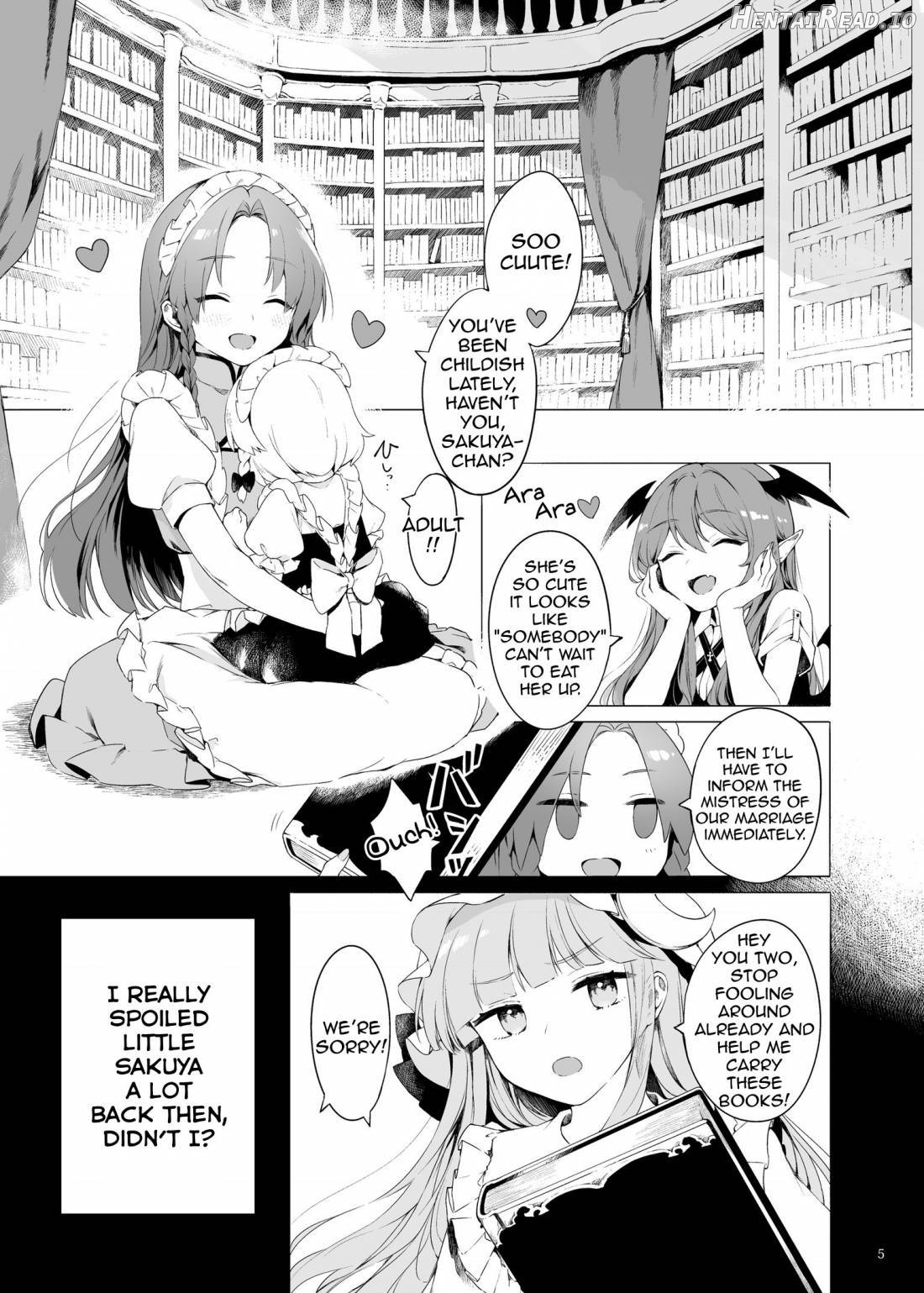 Meiling ni Kawaigarareru Sakuya-san ga Mitai Hon Chapter 1 - page 4