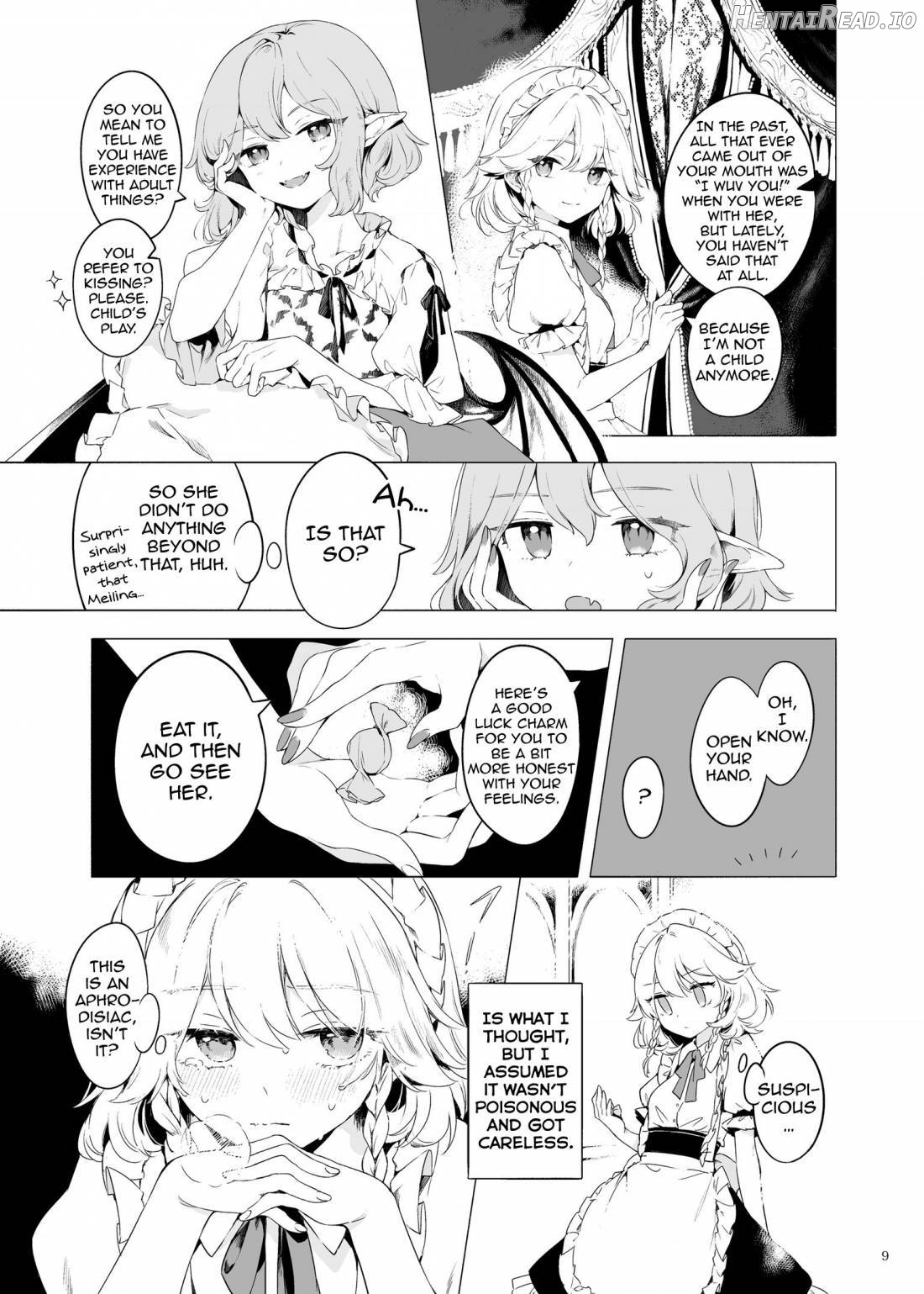 Meiling ni Kawaigarareru Sakuya-san ga Mitai Hon Chapter 1 - page 8