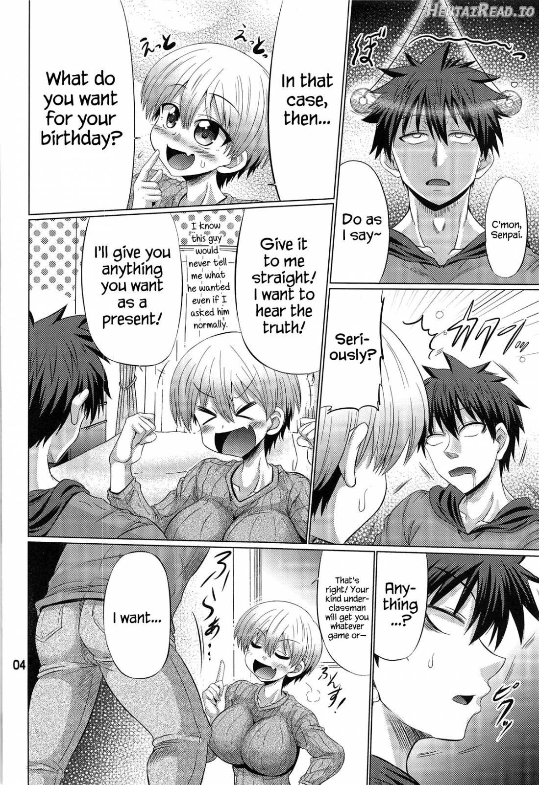 Uzaki-chan wa Sukebe Shitai Chapter 1 - page 3