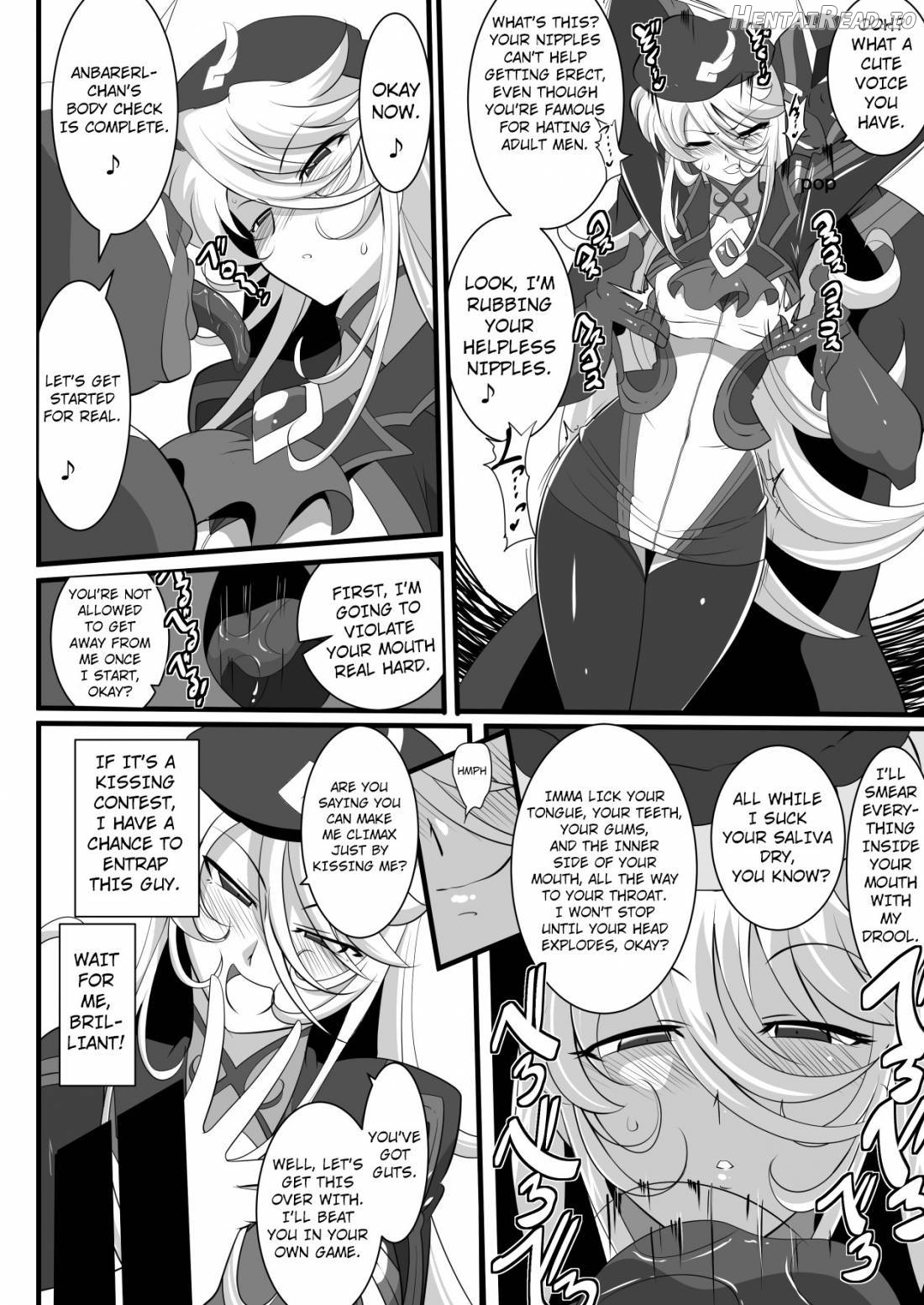 Heroine Harassment Shirogane no Anbarerl Hen Hitojichi o Torarete Nasu Subenaku Dosukebe Hero ni Kegasareru Aku no Onna Kanbu Chapter 1 - page 14