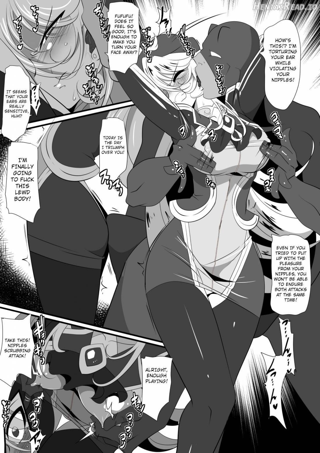 Heroine Harassment Shirogane no Anbarerl Hen Hitojichi o Torarete Nasu Subenaku Dosukebe Hero ni Kegasareru Aku no Onna Kanbu Chapter 1 - page 44