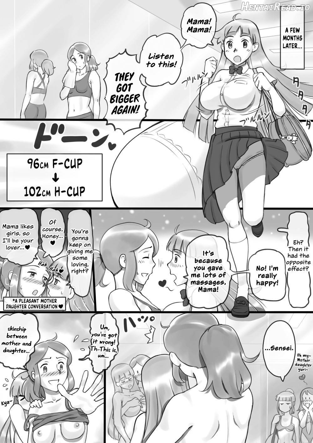 Girl on Mom: Himitsu no Bust Lesson Chapter 1 - page 26