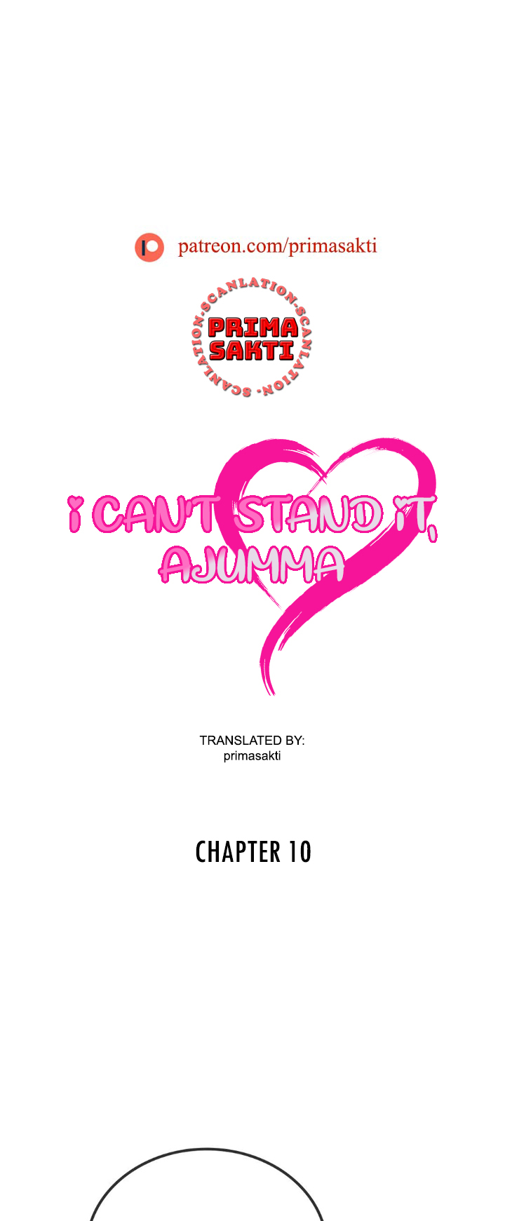 I Can’t Stand It, Ajumma Chapter 10 - page 4