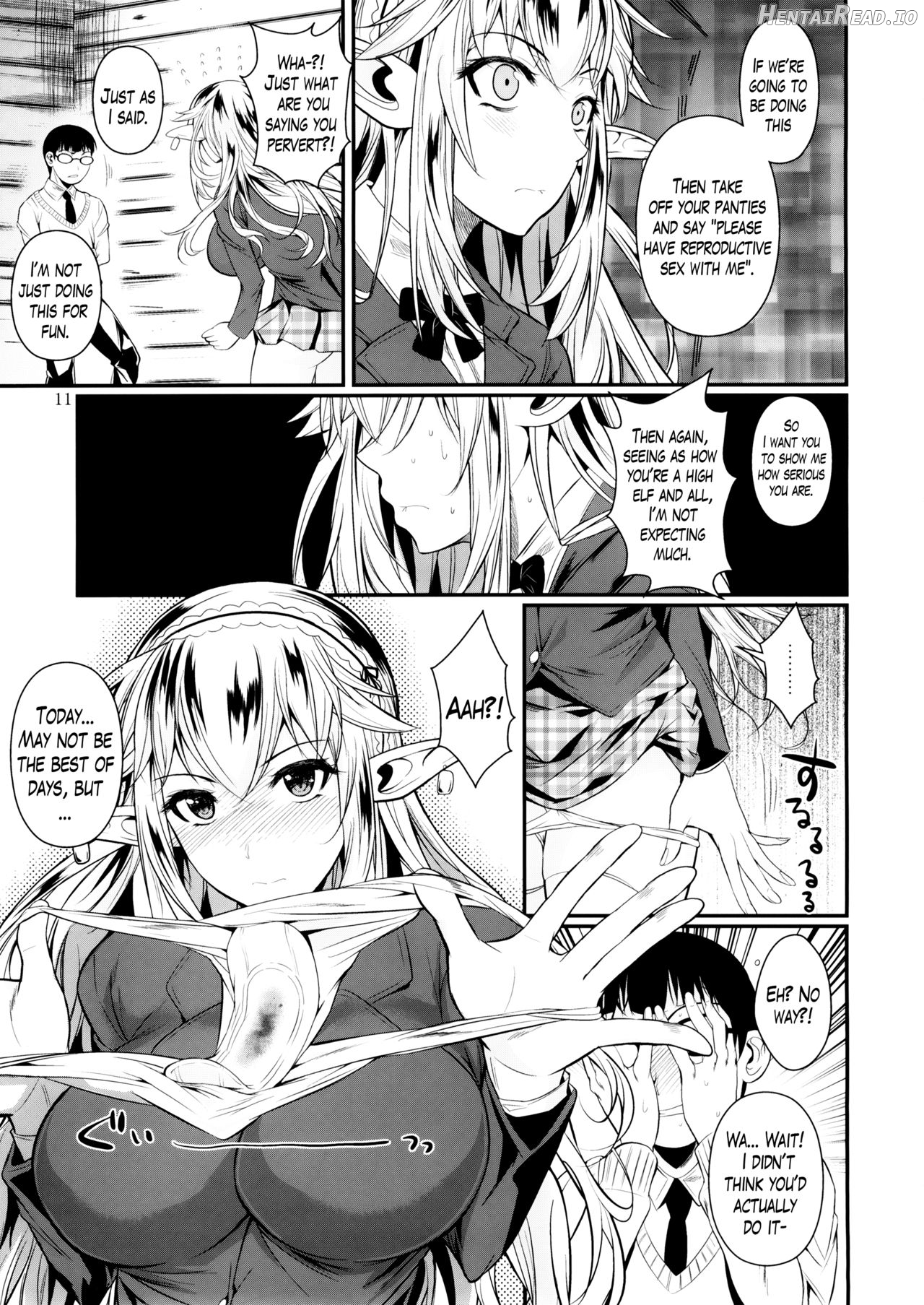 High Elf x High School Shiro x Kuro Chapter 2 - page 10