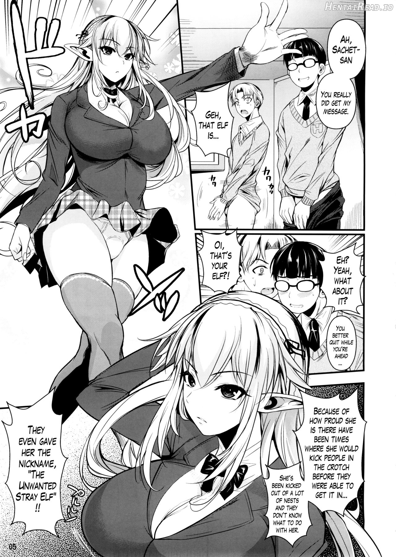 High Elf x High School Shiro x Kuro Chapter 4 - page 6