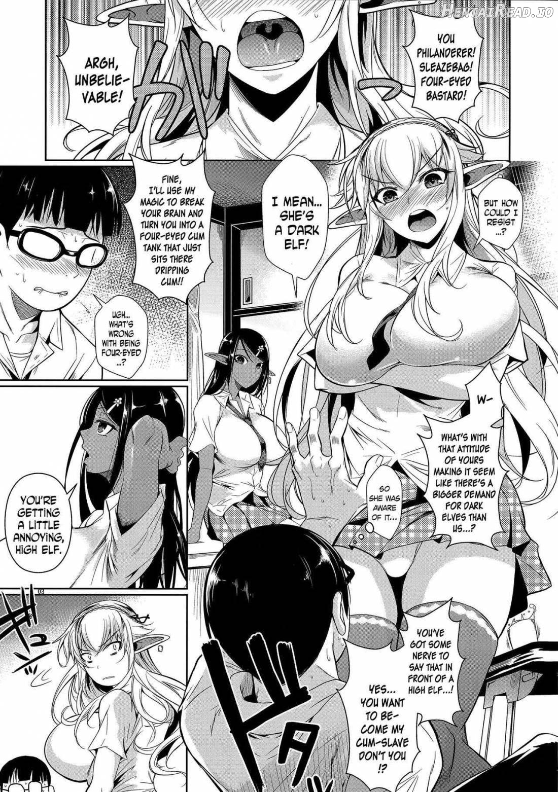 High Elf x High School Shiro x Kuro Chapter 9 - page 3