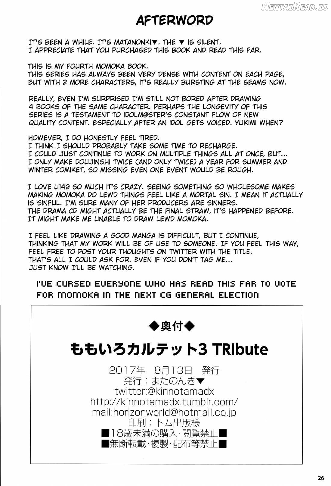 Momoiro Quartet 3 TRIbute Chapter 4 - page 25