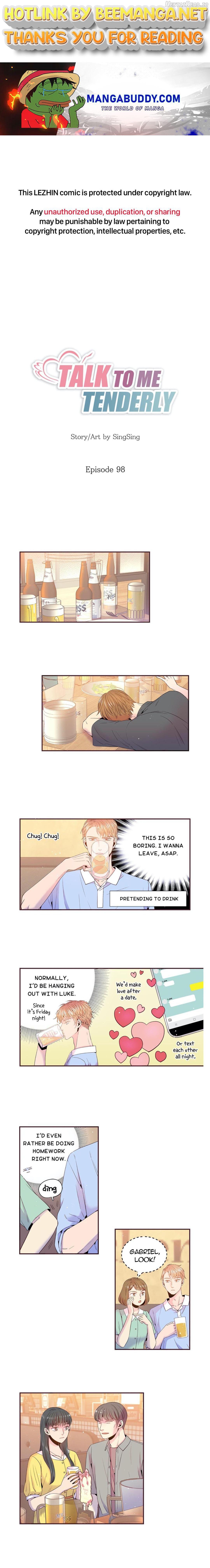 Talk To Me Tenderly Chapter 98 - page 1