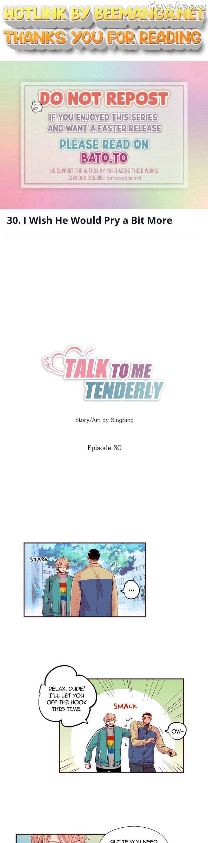 Talk To Me Tenderly Chapter 30 - page 1