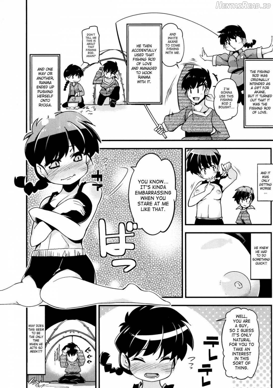 Koi no Tsurizao de Tsurarete Shimata Ranma ga Ryouga to Nyan Nyan suru Manga Chapter 1 - page 2