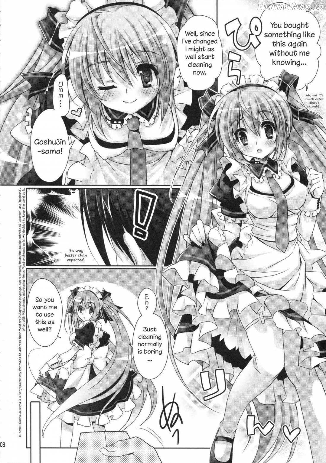 Miku-san ga Maid Fuku o Kite Iroiro Kirei ni Shitekureru Ohanashi. Chapter 1 - page 5