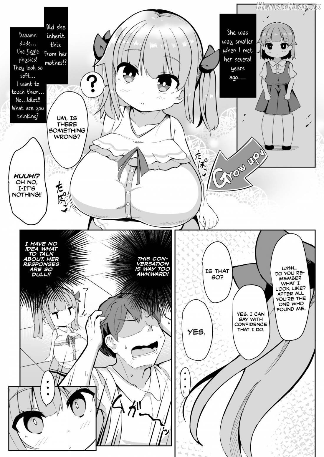 Hisashiburi ni Atta Imouto no Musume ga Kyonyuu de Osumashiya-san ni Nattemashita. Chapter 1 - page 4