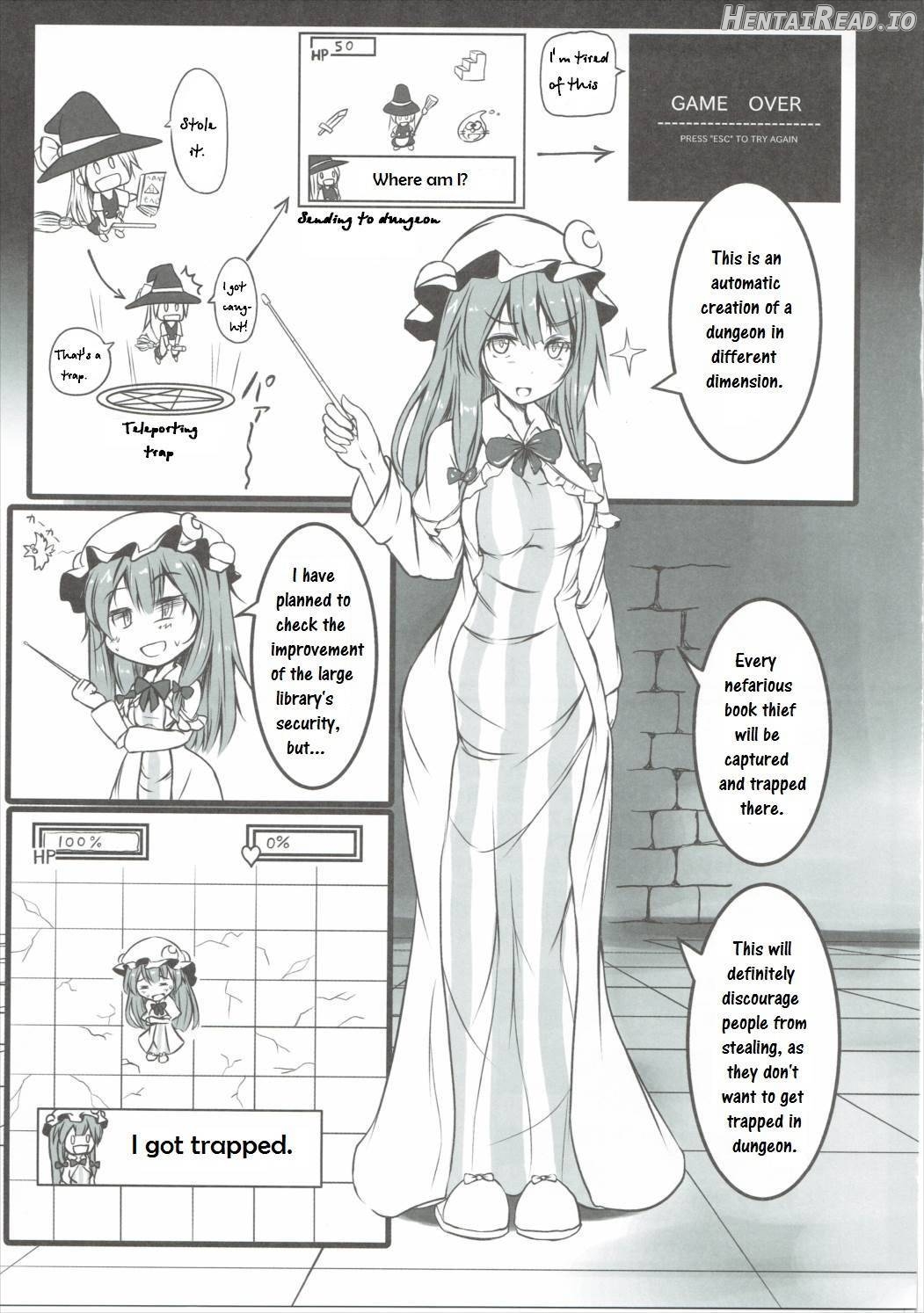 Patchouli ga Ero Dungeon de Hidoi Me ni Au Hon Chapter 1 - page 2