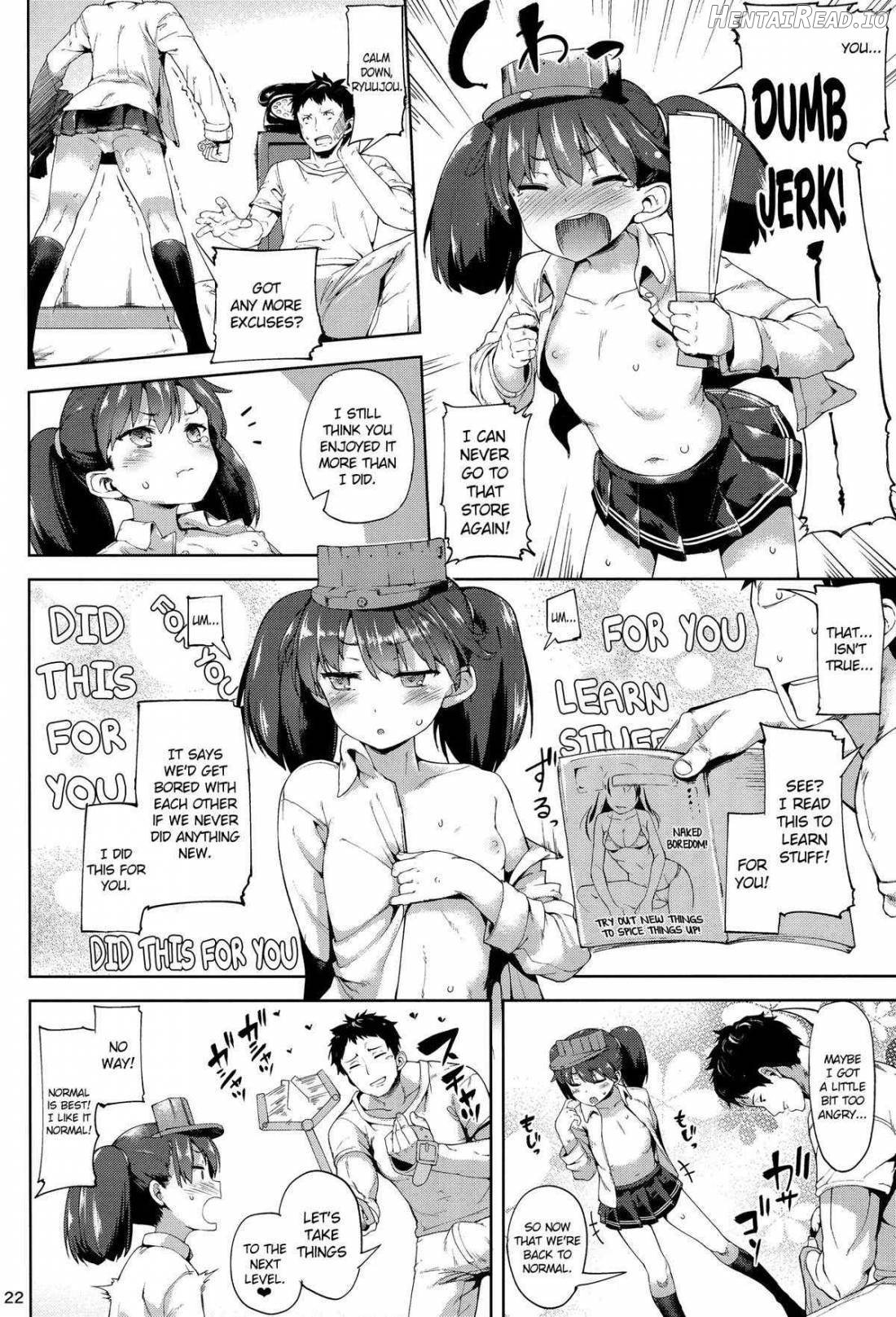 Koisuru Ryuujou-chan to Hentai Teitoku Chapter 3 - page 19