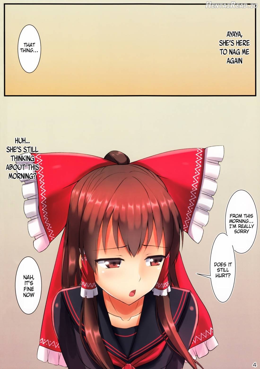 JK Reimu to Kyoushitsu H ~Moshi Hakurei Reimu ga, Tsundere de Hinnyuu na Osananajimi Dattara~innyuu na Osananajimi Dattara~ Chapter 1 - page 5