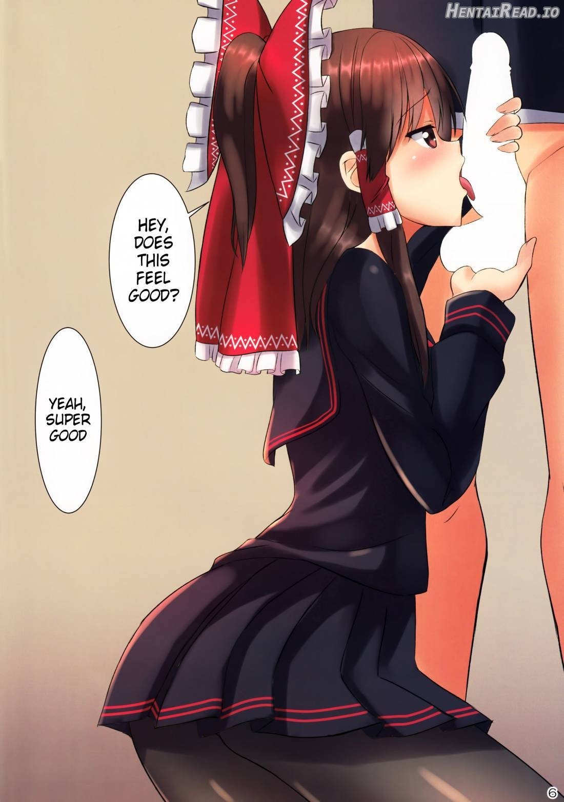 JK Reimu to Kyoushitsu H ~Moshi Hakurei Reimu ga, Tsundere de Hinnyuu na Osananajimi Dattara~innyuu na Osananajimi Dattara~ Chapter 1 - page 7