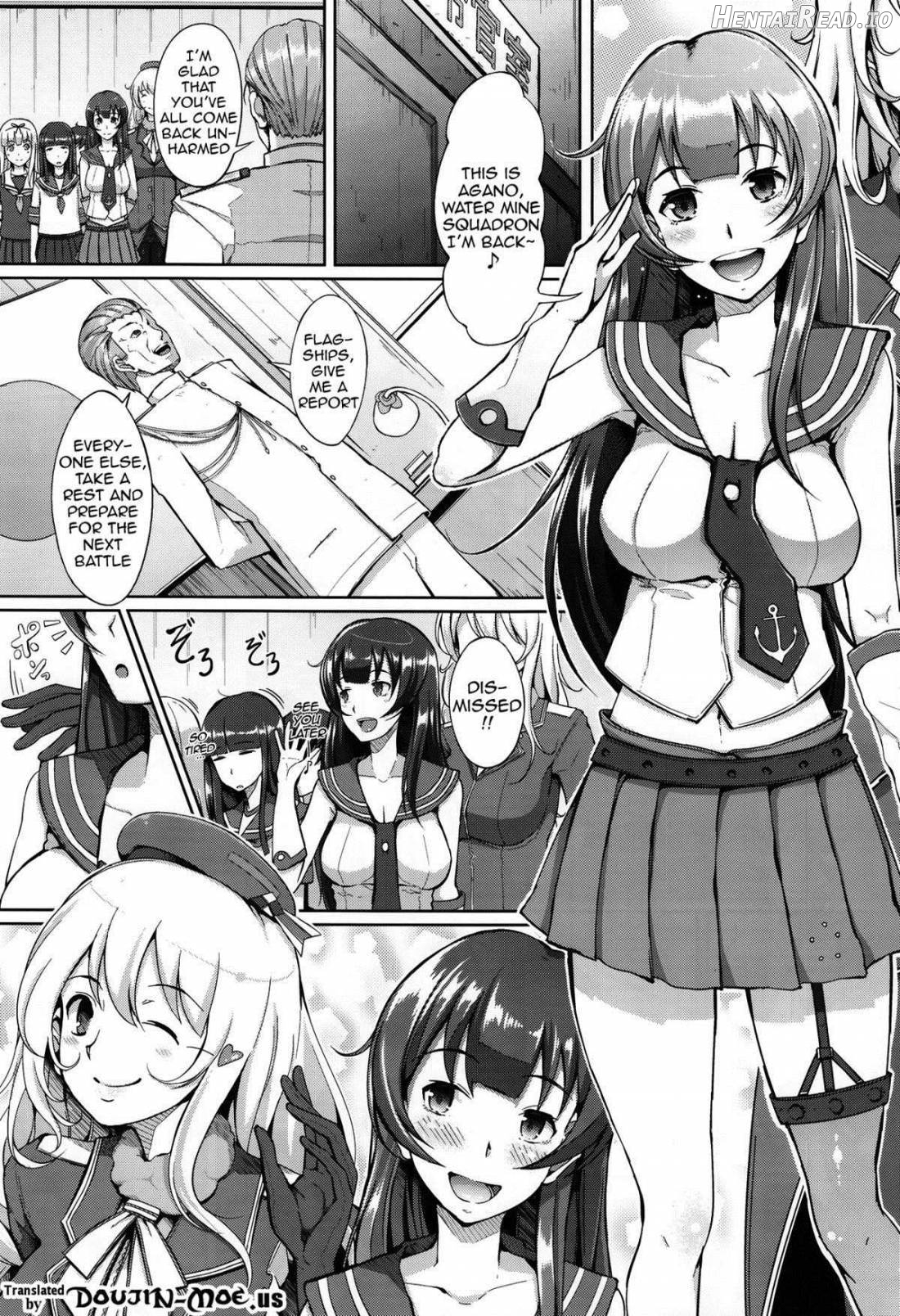 Teitoku-san ♪ Tank ni Ana ga Aichatta♡ Chapter 1 - page 2