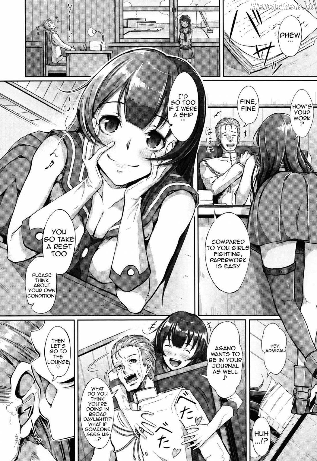 Teitoku-san ♪ Tank ni Ana ga Aichatta♡ Chapter 1 - page 3