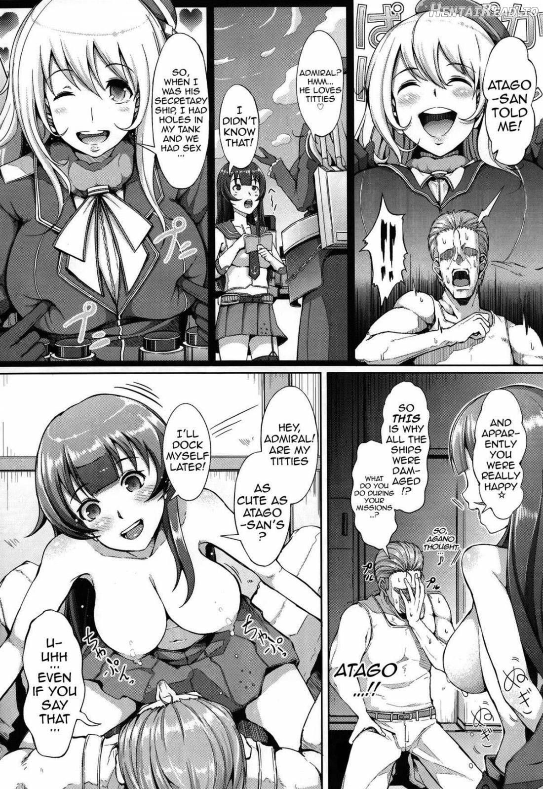 Teitoku-san ♪ Tank ni Ana ga Aichatta♡ Chapter 1 - page 11