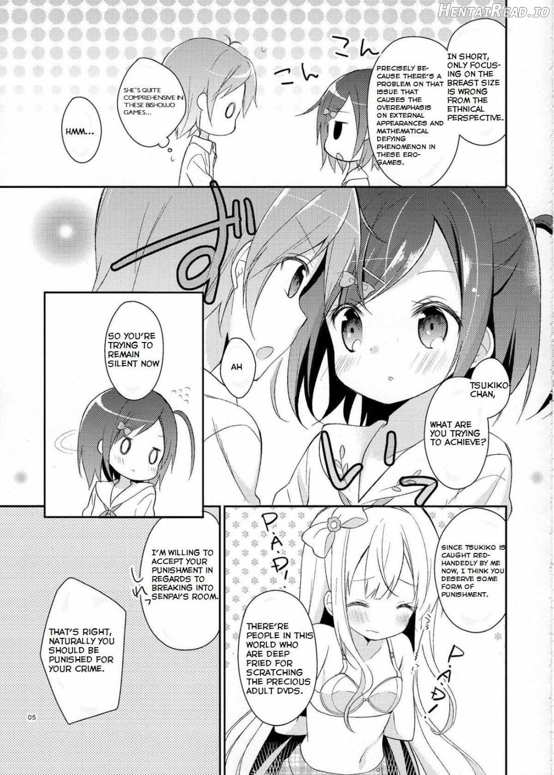 Wareware wa Tadashii Kyonyuu yori mo, Aji no Aru Hinnyuu ga Suki nanoda. Sekai no Naniyori Hikaeme na Mune no Onnanoko o Aishiteiru. Chapter 1 - page 4