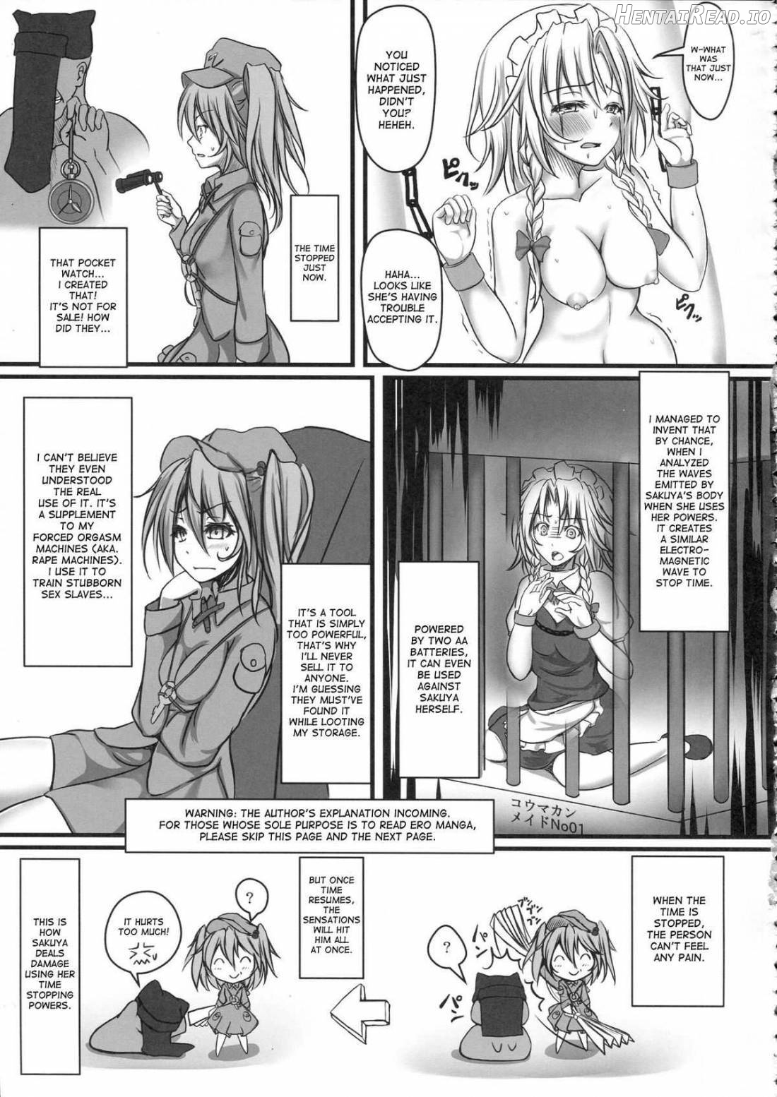 Izayoi Sakuya Kyousei Zecchou Souchi Chapter 1 - page 13