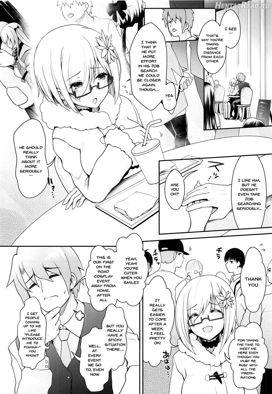 SNS de Gokujou H-Cup Chounyuu o Kakusan Suru Geneki Joshidaisei Cosplayer Chapter 4 - page 4