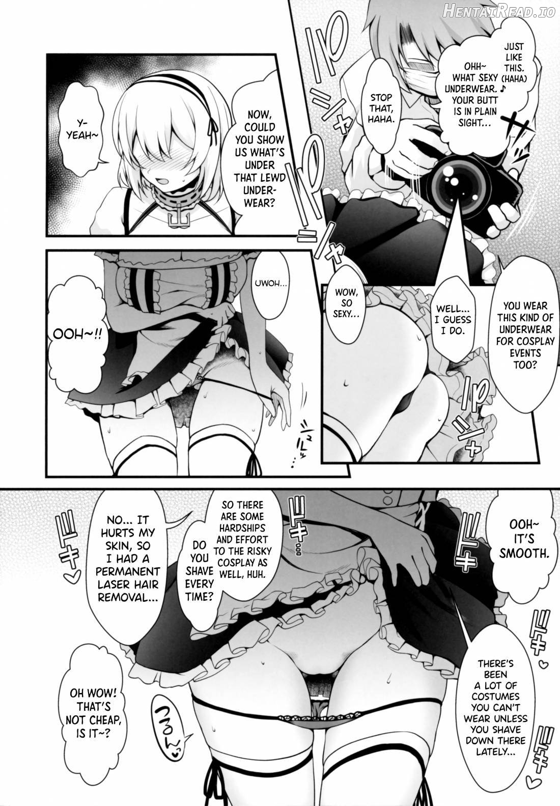 SNS de Gokujou H-Cup Chounyuu o Kakusan Suru Geneki Joshidaisei Cosplayer Chapter 5 - page 9