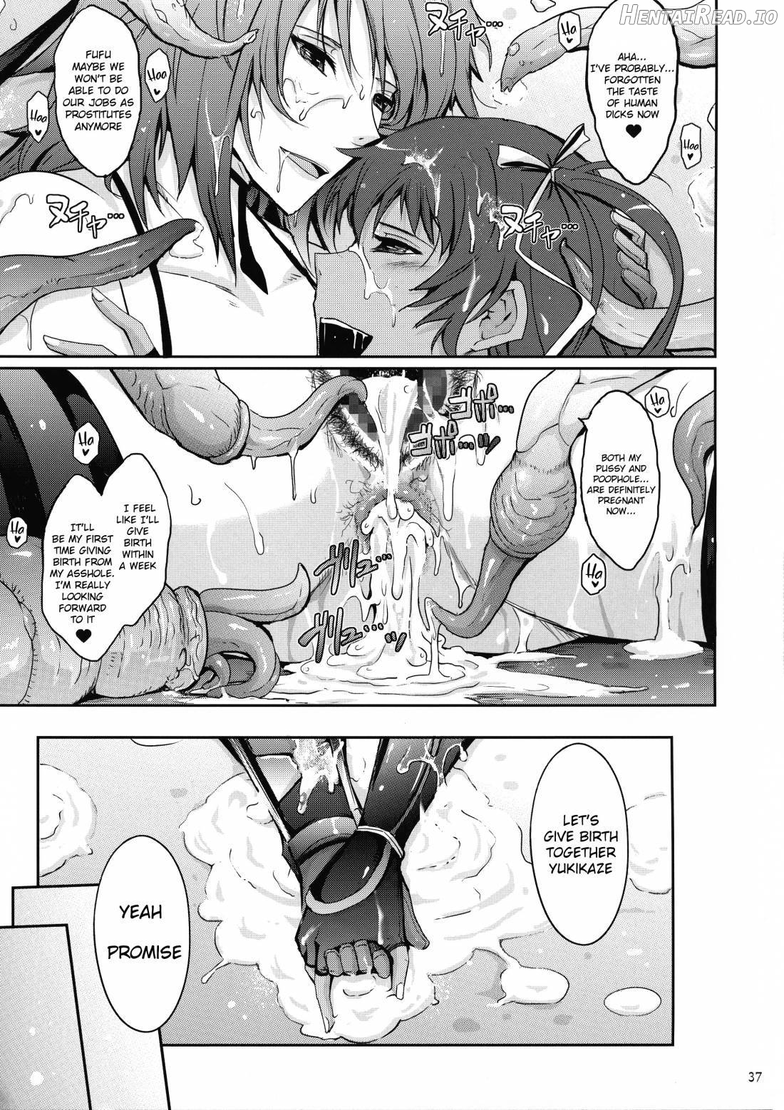 TENTACLES Reisou Taimanin Yukikaze no Koukotsu Chapter 1 - page 35