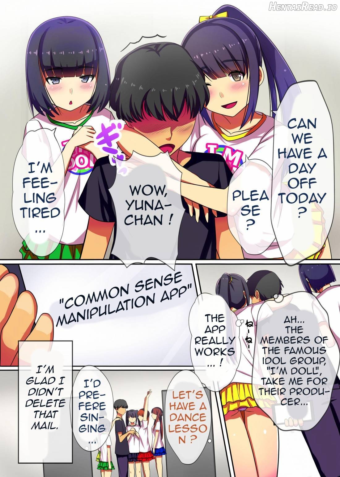 Producer no Meirei wa Zettai! Idol Otaku no Ore ga Joushiki Henkan Appli de Idol Haramase Harem! Chapter 1 - page 3