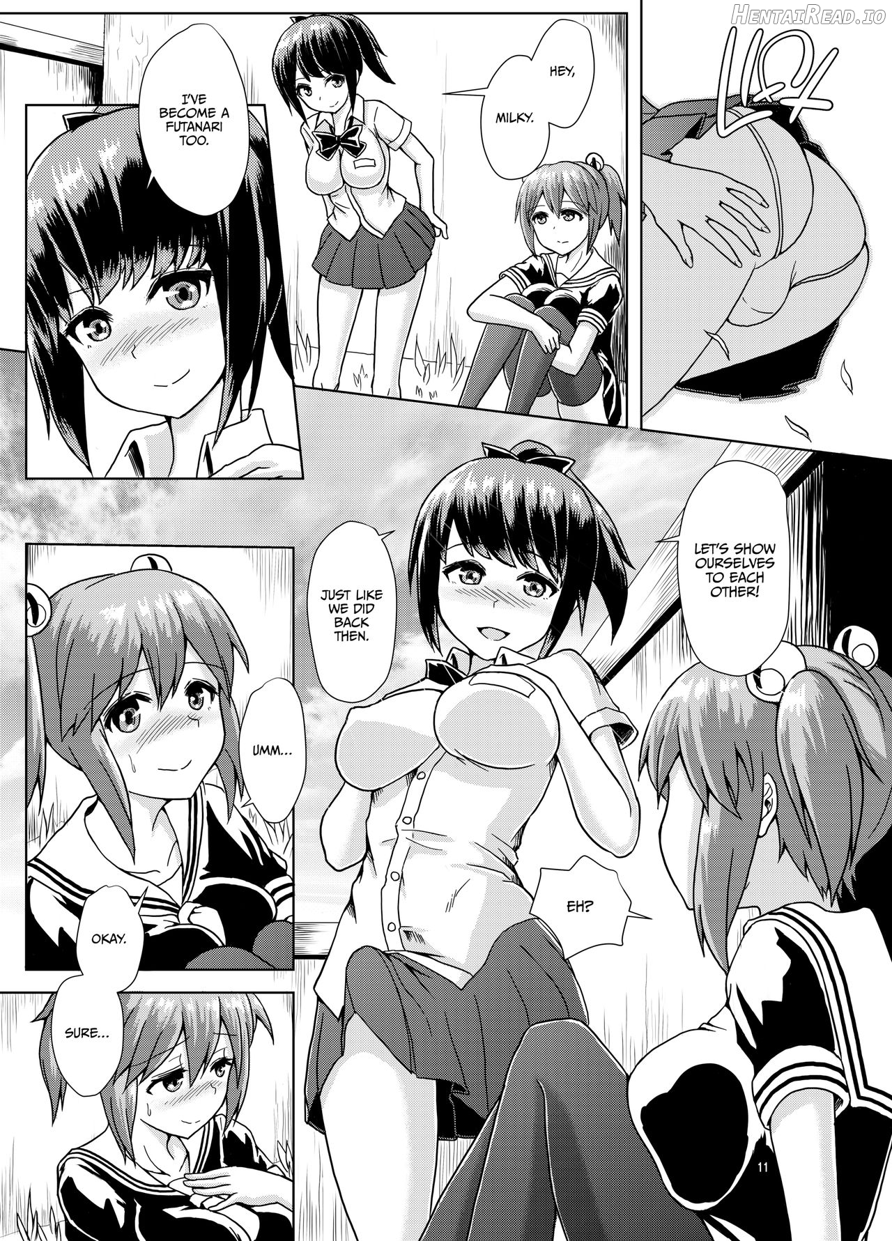 Issho ni Futanari Practice 5 Chapter 1 - page 10