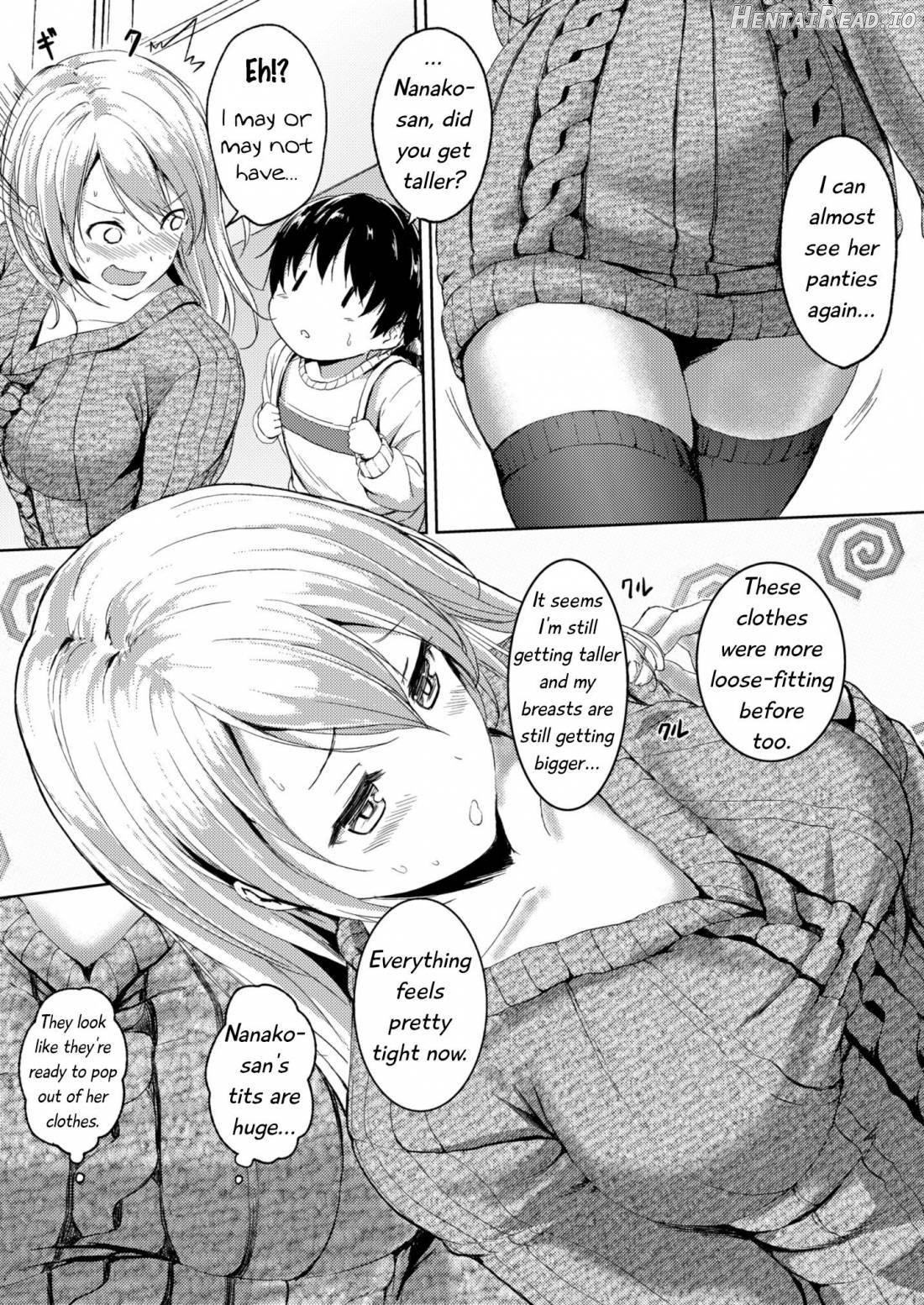 190cm↑ Choushin Onee-san to Taikakusa Icha Love Jikan Chapter 1 - page 6